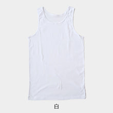 画像をギャラリービューアに読み込む, 綿100% タンクトップ メンズ 下着 肌着 ランニング S~LL インナー シャツ 白 無地 男性 紳士 抗菌 防臭 コットン シンプル 薄手 S M L LL