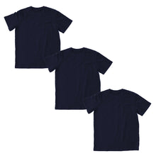 画像をギャラリービューアに読み込む, Tシャツ 半袖 メンズ 綿 S~LL 3枚セット ( ストレッチ シャツ インナーシャツ クルーネック トップス S M L LL )