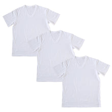 画像をギャラリービューアに読み込む, Tシャツ vネック メンズ インナー 綿 S~LL 3枚セット tシャツ 半袖 シャツ 下着 インナーシャツ V首 トップス 肌着 無地
