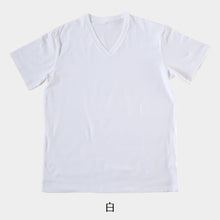 画像をギャラリービューアに読み込む, Tシャツ vネック メンズ 大きいサイズ 3L・4L (tシャツ 半袖 シャツ 綿 下着 インナーシャツ V首 トップス 肌着 インナー)