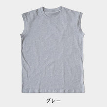 画像をギャラリービューアに読み込む, ノースリーブ メンズ インナー tシャツ 綿 スリーブレス クルーネック サーフシャツ S~LL インナーシャツ トップス 肌着 下着 男性 紳士 S M L LL 無地 シンプル コットン ストレッチ