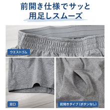 画像をギャラリービューアに読み込む, ニットトランクス メンズ パンツ 下着 (前開き) S~LL (トランクス 綿 コットン 無地 抗菌防臭 ニオイ 清潔 フィット やわらかい 快適 紳士 肌着 インナー 男子)