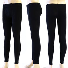 画像をギャラリービューアに読み込む, Suteteko 紳士 裏起毛レギンス 160デニール M・L (メンズ 暖かい 防寒 冬 前あき) (在庫限り)