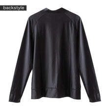 画像をギャラリービューアに読み込む, ラッシュガード 長袖 メンズ フードなし ジップ S~4L 大きいサイズ 3l 4l 男子 水着 黒 スイムウェア スポーツウェア スポーツ UVカット