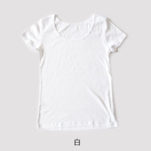 画像をギャラリービューアに読み込む, 綿100% インナー レディース 半袖 2分袖 tシャツ 大きいサイズ 3L・4L 肌着 綿 シャツ 下着 女性 婦人 コットン 無地 白 グレー 黒 ベージュ シンプル