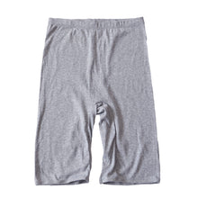 画像をギャラリービューアに読み込む, 綿100% レディース 5分丈 ボトム インナー 3L・4L (大きいサイズ ズボン下 スパッツ 下着 コットン シンプル 無地 白 黒 グレー)