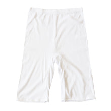 画像をギャラリービューアに読み込む, 綿100% レディース 5分丈 ボトム インナー 3L・4L (大きいサイズ ズボン下 スパッツ 下着 コットン シンプル 無地 白 黒 グレー)