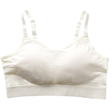 画像をギャラリービューアに読み込む, ハーフトップ カップ付き ブラジャー キャミソール型 S M L LL 3L 4L ブラ ノンワイヤー レディース 綿 コットン 大きいサイズ 女性 下着 インナー