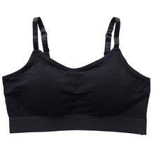 画像をギャラリービューアに読み込む, ハーフトップ カップ付き ブラジャー キャミソール型 S M L LL 3L 4L ブラ ノンワイヤー レディース 綿 コットン 大きいサイズ 女性 下着 インナー