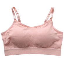 画像をギャラリービューアに読み込む, ハーフトップ カップ付き ブラジャー キャミソール型 S M L LL 3L 4L ブラ ノンワイヤー レディース 綿 コットン 大きいサイズ 女性 下着 インナー