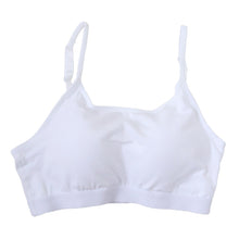 画像をギャラリービューアに読み込む, ノンワイヤーブラ ハーフトップ 綿 レディース キャミソール型 S M L LL 下着 ブラジャー ハーフトップブラ 綿混 インナー 肌着 無地 締め付けない 楽 ワイヤレス (在庫限り)