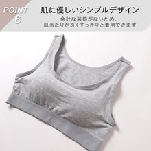 画像をギャラリービューアに読み込む, ハーフトップ カップ付き ブラジャー S M L LL 3L 4L ラン型 ブラ ノンワイヤー レディース 綿 コットン 大きいサイズ 女性 下着 インナー