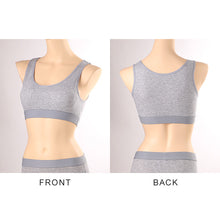 画像をギャラリービューアに読み込む, ハーフトップ カップ付き ブラジャー S M L LL 3L 4L ラン型 ブラ ノンワイヤー レディース 綿 コットン 大きいサイズ 女性 下着 インナー