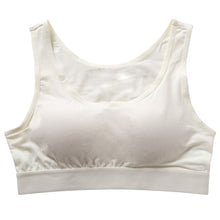 画像をギャラリービューアに読み込む, ハーフトップ カップ付き ブラジャー S M L LL 3L 4L ラン型 ブラ ノンワイヤー レディース 綿 コットン 大きいサイズ 女性 下着 インナー