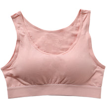画像をギャラリービューアに読み込む, ハーフトップ カップ付き ブラジャー S M L LL 3L 4L ラン型 ブラ ノンワイヤー レディース 綿 コットン 大きいサイズ 女性 下着 インナー