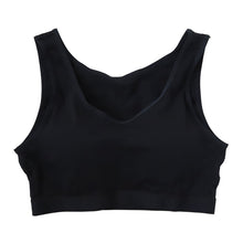 画像をギャラリービューアに読み込む, 大きいサイズ ノンワイヤーブラ 綿 カップ付き 3L・4L (ラン型 ハーフトップ ハーフブラ シンプル 無地 コットン ナイトブラ リラックス レディース インナー プラスサイズ) (在庫限り)