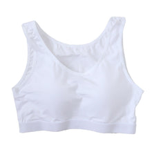 画像をギャラリービューアに読み込む, 大きいサイズ ノンワイヤーブラ 綿 カップ付き 3L・4L (ラン型 ハーフトップ ハーフブラ シンプル 無地 コットン ナイトブラ リラックス レディース インナー プラスサイズ) (在庫限り)
