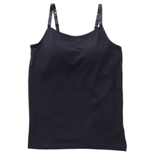 画像をギャラリービューアに読み込む, キャミソール カップ付き 綿 インナー レディース S M L LL 3L 4L ブラトップ キャミ カップ付きインナー ブラキャミ 下着 肌着 シャツ ノンワイヤー リラックス 楽