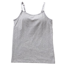 画像をギャラリービューアに読み込む, キャミソール カップ付き 綿 インナー レディース S M L LL 3L 4L ブラトップ キャミ カップ付きインナー ブラキャミ 下着 肌着 シャツ ノンワイヤー リラックス 楽