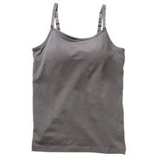画像をギャラリービューアに読み込む, キャミソール カップ付き 綿 インナー レディース S M L LL 3L 4L ブラトップ キャミ カップ付きインナー ブラキャミ 下着 肌着 シャツ ノンワイヤー リラックス 楽