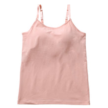 画像をギャラリービューアに読み込む, キャミソール カップ付き 綿 インナー レディース S M L LL 3L 4L ブラトップ キャミ カップ付きインナー ブラキャミ 下着 肌着 シャツ ノンワイヤー リラックス 楽