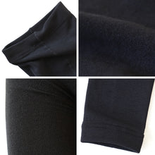 画像をギャラリービューアに読み込む, レディース レギンス 裏起毛 160デニール M-L スパッツ 冬 10分丈 厚手 厚地 ブラック M L (在庫限り)