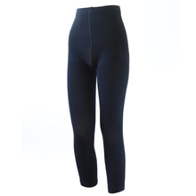画像をギャラリービューアに読み込む, レディース レギンス 裏起毛 160デニール M-L スパッツ 冬 10分丈 厚手 厚地 ブラック M L (在庫限り)