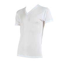 画像をギャラリービューアに読み込む, メンズ インナー 半袖シャツ vネック 接触冷感 ひんやり涼感 M~LL (紳士肌着 男 アンダーウェア 半袖V首シャツ V首) (在庫限り)