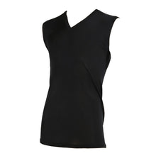 画像をギャラリービューアに読み込む, メンズ インナー サーフシャツ vネック 接触冷感 ひんやり涼感 M~LL (スリーブレス シャツ ノースリーブ 紳士肌着 男 アンダーウェア V首シャツ V首) (在庫限り)
