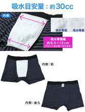 画像をギャラリービューアに読み込む, 尿漏れパンツ メンズ 失禁パンツ 尿漏れ 軽失禁 男性用 30cc対応 ちょい漏れ ボクサーブリーフ M~LL 紳士 ボクサーパンツ 排尿後尿滴下 防水布 綿混