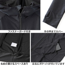 画像をギャラリービューアに読み込む, ラッシュガード 長袖 レディース パーカー フード付き 指あき uvカット 無地 黒 上着 S~4L 紫外線対策 体型カバー 水着 ママ 大きいサイズ 日焼け スポーツ 海 大人 30代 40代 50代