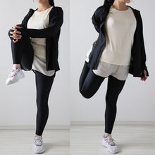 画像をギャラリービューアに読み込む, ラッシュガード レギンス レディース ラッシュレギンス 9分丈 S~4L 黒 uvカット スイムレギンス 水陸両用 水着 スポーツ インナー プール 大きいサイズ