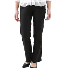 画像をギャラリービューアに読み込む, パンツ レディース フレア ボトムス ストレッチ 股上深め ハイウエスト 訳あり 春夏 秋 S~LL 女性 ズボン アウトレット 仕事 普段着 動きやすい (在庫限り)