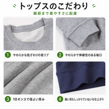 画像をギャラリービューアに読み込む, トレーナー 綿100% メンズ レディース 無地 長袖 スウェット 上のみ トップス S~4L アウター 男女兼用 長袖 大人 ルームウェア コットン M L LL 3L 大きいサイズ シンプル