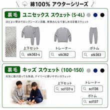 画像をギャラリービューアに読み込む, スウェット 上下 綿100% レディース メンズ 大きいサイズ トレーナー パンツ 無地 大人 S~4L 上下セット セットアップ 男女兼用 パジャマ ルームウェア コットン トップス ボトムス 長袖 M L LL 3L