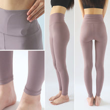 画像をギャラリービューアに読み込む, レギンス ハイウエスト ロング丈 レディース 10分丈 S~LL 動きやすい お腹 引き締め 透けない ポケット付き ほどよい着圧 ゆったり 厚手 着痩せ スタイルアップ (在庫限り)