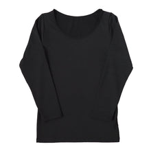 画像をギャラリービューアに読み込む, レディース インナー 長袖 裏起毛 婦人 長袖シャツ ワイドネック 3L・4L 裏微起毛 あったかインナー 暖かい 防寒 3l 4l 冷えとり 肌着 冬 ふわふわ アンダーウェア 下着 大きいサイズ (在庫限り)