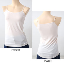 画像をギャラリービューアに読み込む, キャミソール レディース インナー 冷感 ノースリーブ 接触冷感 肌着 M~LL キャミ 婦人 ベージュ 黒 白 肌色 下着 (在庫限り)