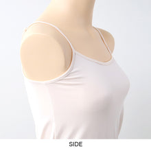 画像をギャラリービューアに読み込む, キャミソール レディース インナー 冷感 ノースリーブ 接触冷感 肌着 M~LL キャミ 婦人 ベージュ 黒 白 肌色 下着 (在庫限り)