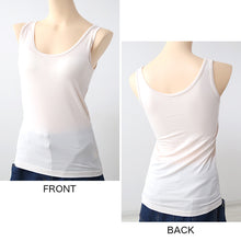 画像をギャラリービューアに読み込む, タンクトップ カップ付き インナー ブラトップ レディース カップ付きタンクトップ 冷感 肌着 M~LL カップ付きインナー 接触冷感 カップ付 タンク 婦人 ベージュ 黒 白 肌色 下着 (在庫限り)