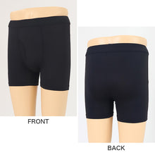 画像をギャラリービューアに読み込む, メンズ 冷感 3分丈ボトム インナー ボクサーパンツ ボクサーブリーフ ブリーフ 長め 前あき M~LL ロングパンツ 夏 下着 レギンス ドライ 速乾 接触冷感 肌着 スパッツ ストレッチ クールビズ (在庫限り)