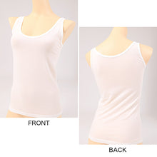 画像をギャラリービューアに読み込む, タンクトップ インナー レディース 冷感 肌着 冷感インナー 綿 M L LL カップなし 接触冷感 婦人 ベージュ 黒 白 肌色 下着 (在庫限り)