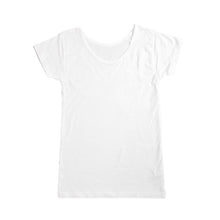 画像をギャラリービューアに読み込む, インナー 半袖 レディース 夏 綿 冷感 フレンチ袖インナー 肌着 冷感インナー M L LL カップなし シャリ感 接触冷感 婦人 ベージュ 黒 白 肌色 女性 下着 2分袖 薄手 UVケア (在庫限り)