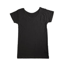 画像をギャラリービューアに読み込む, インナー 半袖 レディース 夏 綿 冷感 フレンチ袖インナー 肌着 冷感インナー M L LL カップなし シャリ感 接触冷感 婦人 ベージュ 黒 白 肌色 女性 下着 2分袖 薄手 UVケア (在庫限り)