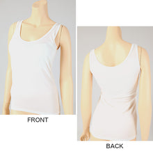 画像をギャラリービューアに読み込む, タンクトップ カップ付き インナー ブラトップ レディース カップ付きタンクトップ 冷感 肌着 綿 M L LL カップ付きインナー 接触冷感 カップ付 タンク 婦人 ベージュ 黒 白 肌色 下着 (在庫限り)