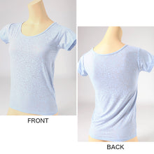 画像をギャラリービューアに読み込む, フレンチ袖インナー インナー フレンチスリーブ レディース フレンチインナー 半袖 半袖シャツ 冷感 接触冷感 肌着 ジャガード M L LL 半袖インナー 婦人 黒 白 青 下着 (在庫限り)