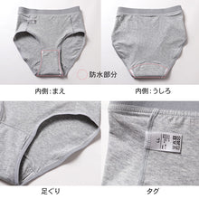 画像をギャラリービューアに読み込む, サニタリーショーツ 生理ショーツ 生理パンツ 昼用 軽い日用 S M L LL 3L 4L 生理用ショーツ 羽根つき 綿 無地 サニタリー 生理 下着 パンツ ショーツ レディース