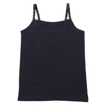 画像をギャラリービューアに読み込む, キャミソール キャミ 綿 インナー レディース S M L LL 3L 4L 女性 下着 肌着 シャツ リラックス 楽 白 黒 ピンク グレー