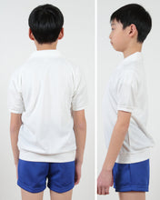 画像をギャラリービューアに読み込む, ファスナー付き半袖シャツ 防汚加工 SS~3L (トンボ TOMBOW 体操服 運動着 トレーニングウェア イージーケア 汚落加工) (取寄せ)