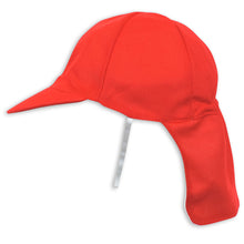 画像をギャラリービューアに読み込む, 赤白帽子 日よけカバー付き メッシュ M・L 赤白帽 紅白帽 体育 帽子 キャップ 体操帽子 幼稚園 小学生 学校